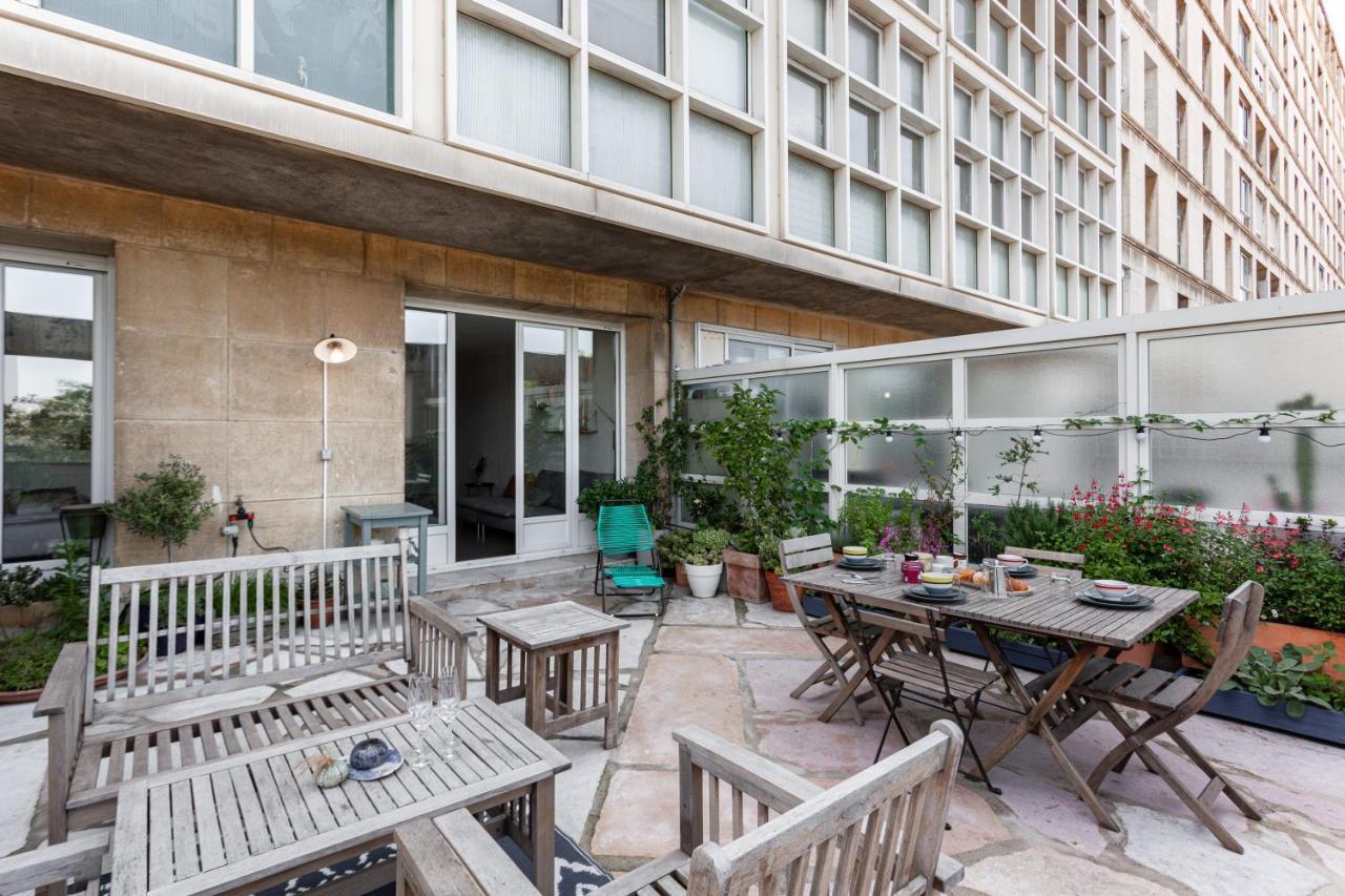 Terrasse Fadoli - Grande Terrasse Avec Vue Mer Et Cathedrale Marsylia Zewnętrze zdjęcie