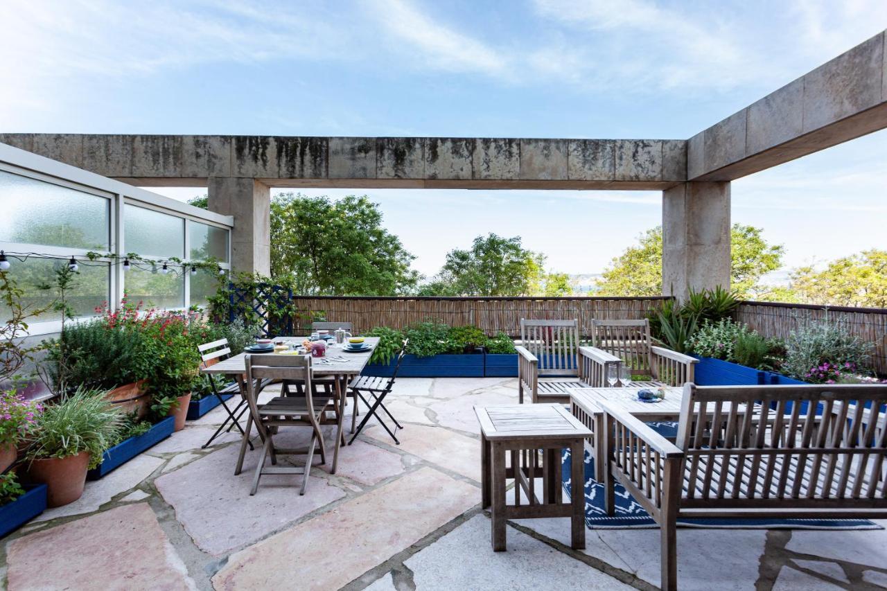Terrasse Fadoli - Grande Terrasse Avec Vue Mer Et Cathedrale Marsylia Zewnętrze zdjęcie